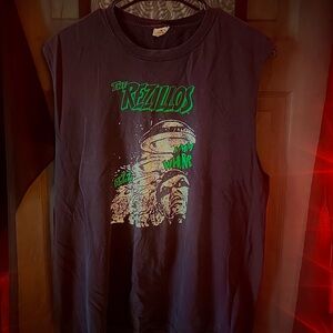 The Rezillos Sleeveless Punk Tee – “Flying Saucer Attack” (Size L)